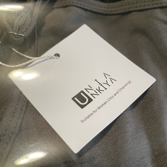 NWT | UNIANKIYA Gray Jumpsuit With Pockets - Picture 2 of 5